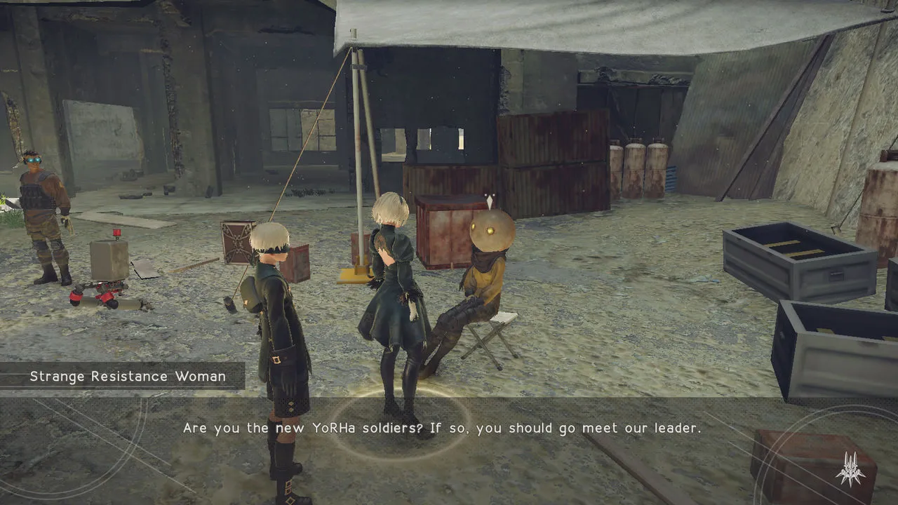 2B and 9S in NieR: Automata