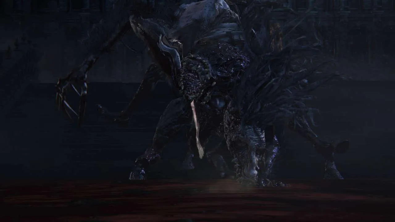A grotesque new enemy in Bloodborne: The Old Hunters