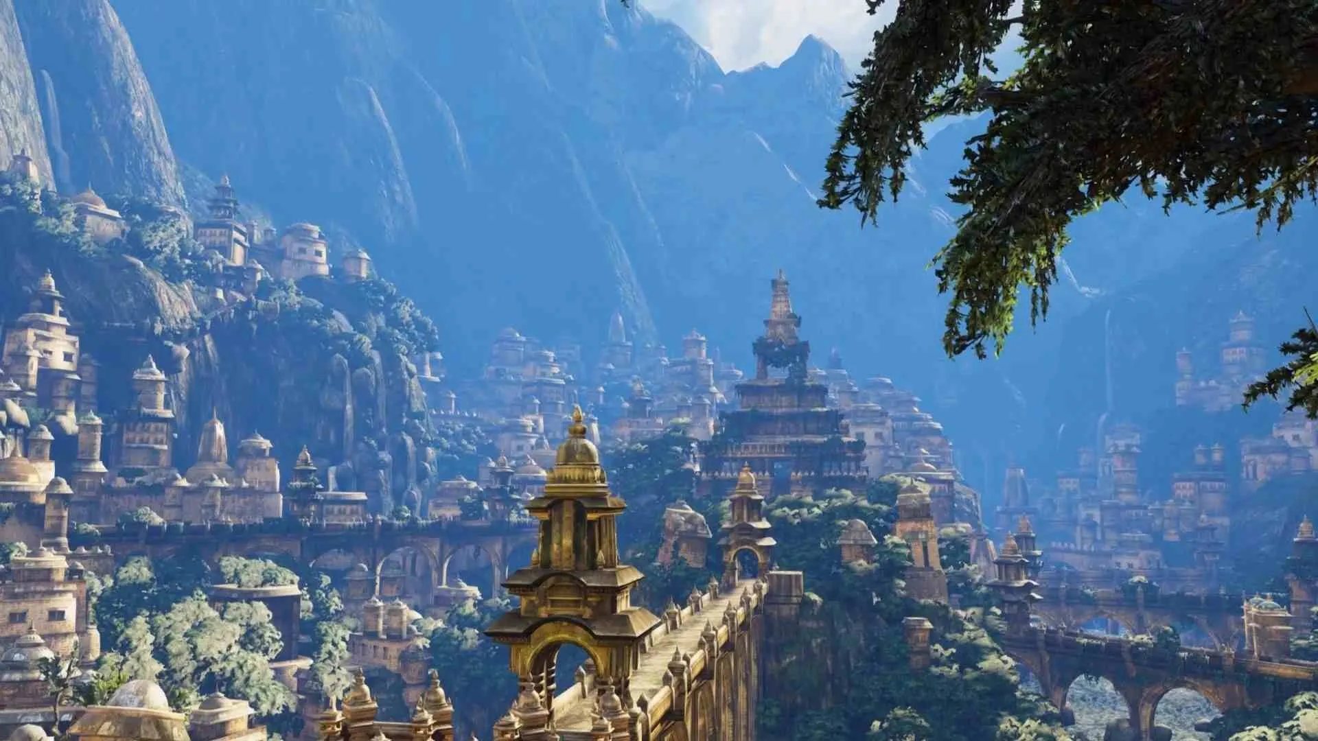 A scenic view in Uncharted 2: Among Thieves