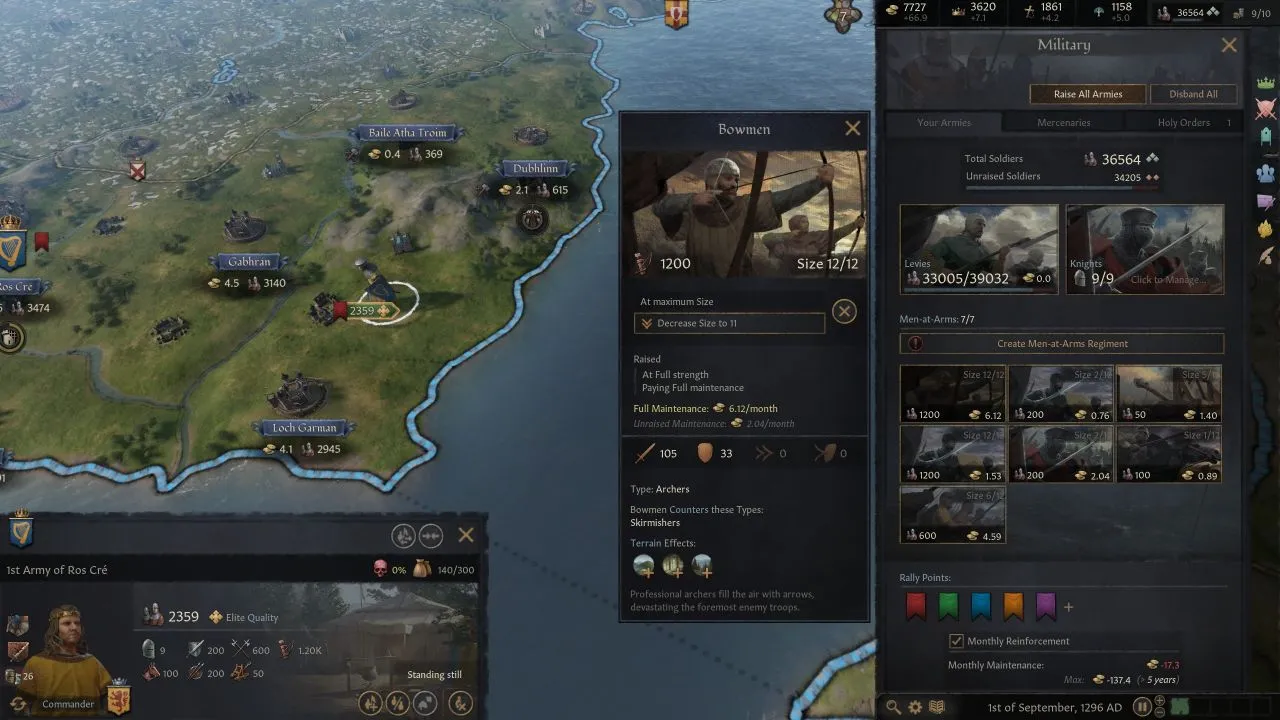 A screenshot from Crusader Kings III showing the character creation screen