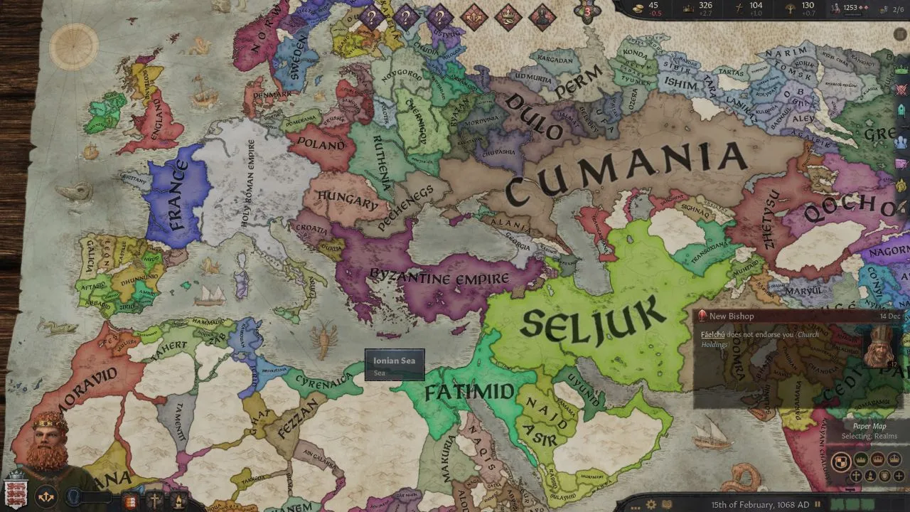 A screenshot of Crusader Kings III depicting a battle scene