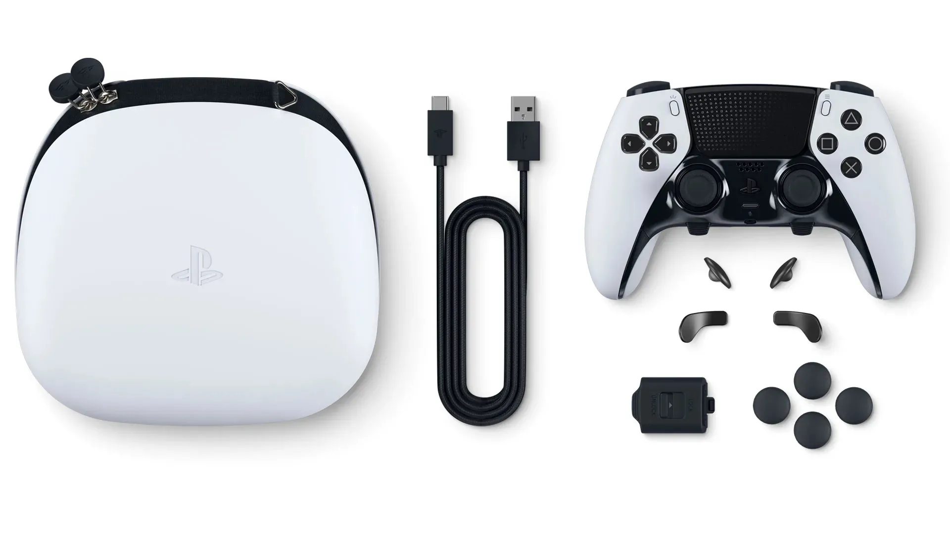 Accessories included with the DualSense Edge Wireless Controller