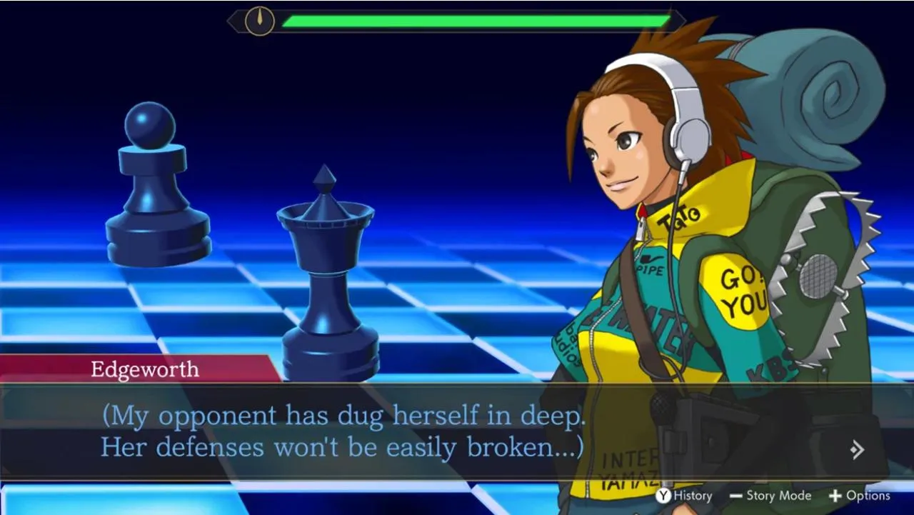 Ace Attorney Investigations Collection - Logic Chess Gameplay
