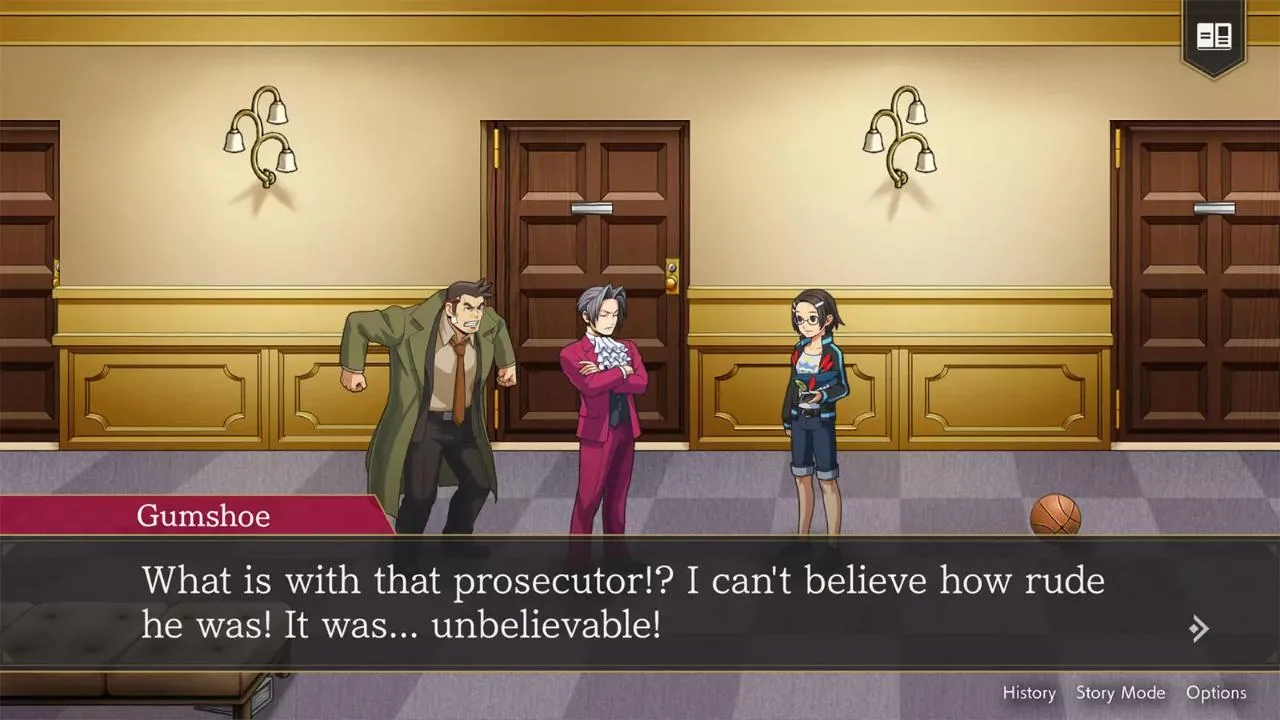 Ace Attorney Investigations Collection - Miles Edgeworth in Court