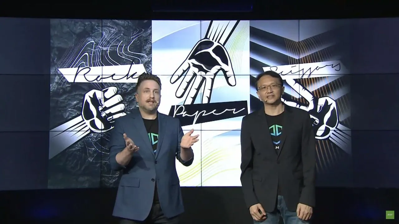 Acer's new products launched at the Rock Paper Scissors event