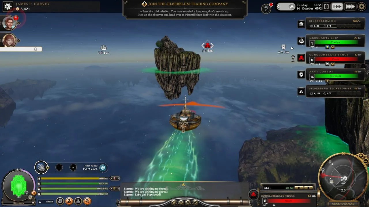Airship Kingdoms Adrift - Crew Management