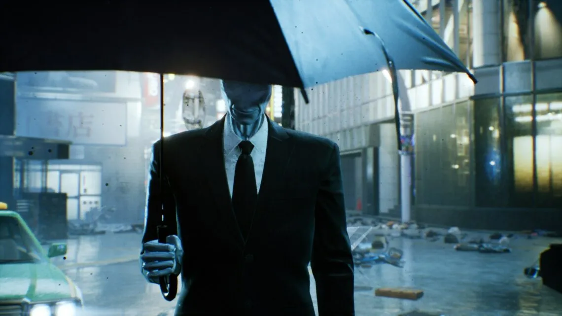 Akito performing a ritual in Ghostwire: Tokyo