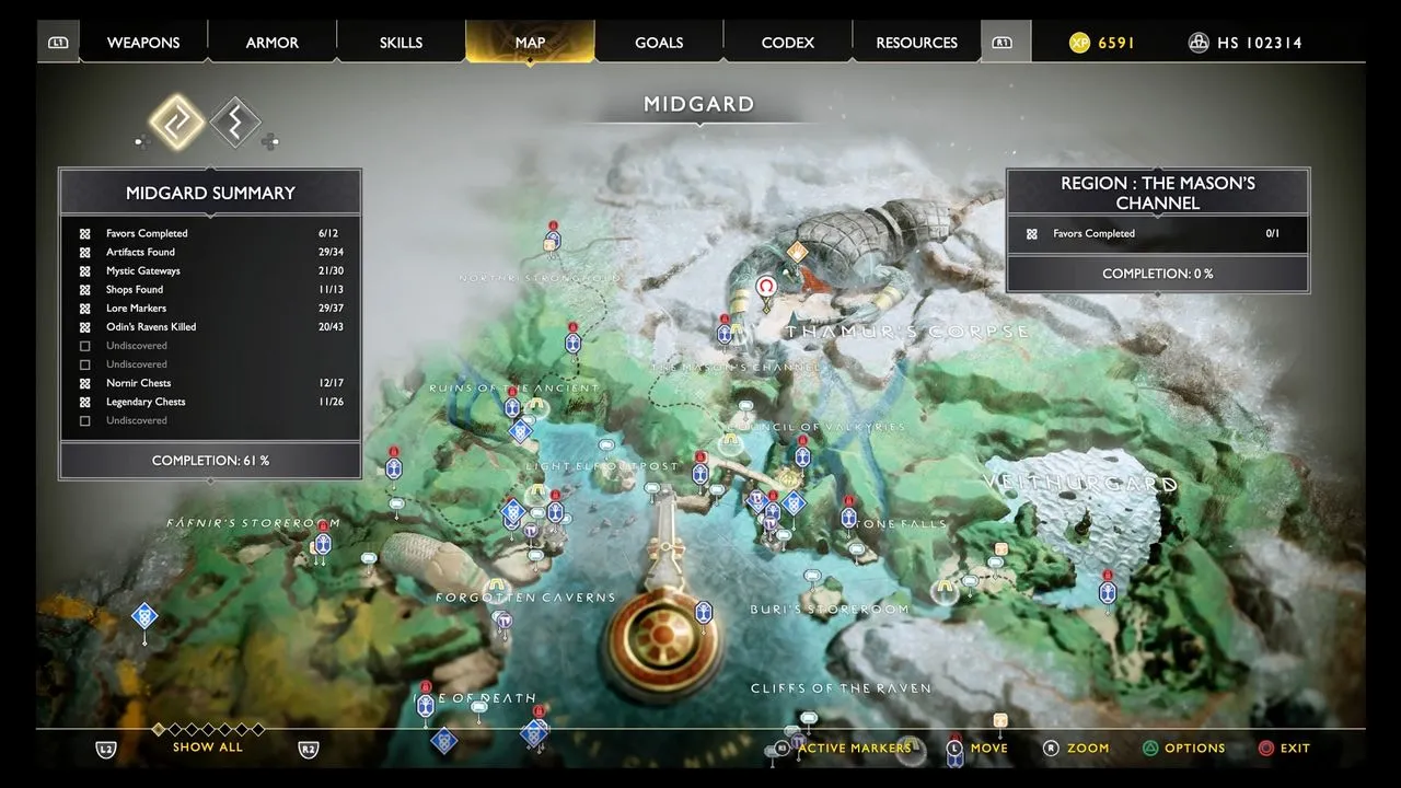 Alfheim in God of War