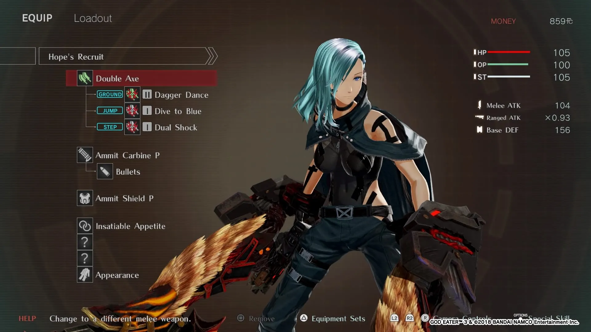 Alt: A God Eater character charges into battle against an Aragami in God Eater 3.