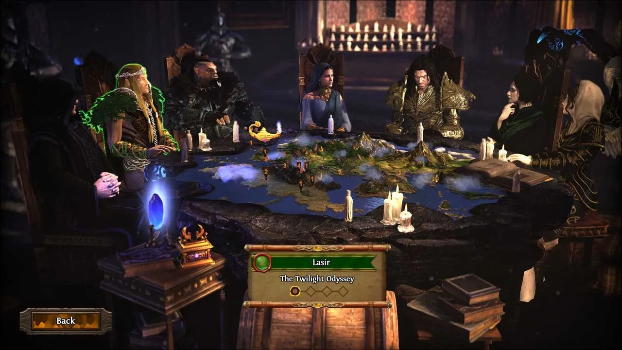 Alt: A screenshot from Might &amp; Magic: Heroes VII showcasing the detailed graphics and environment design.