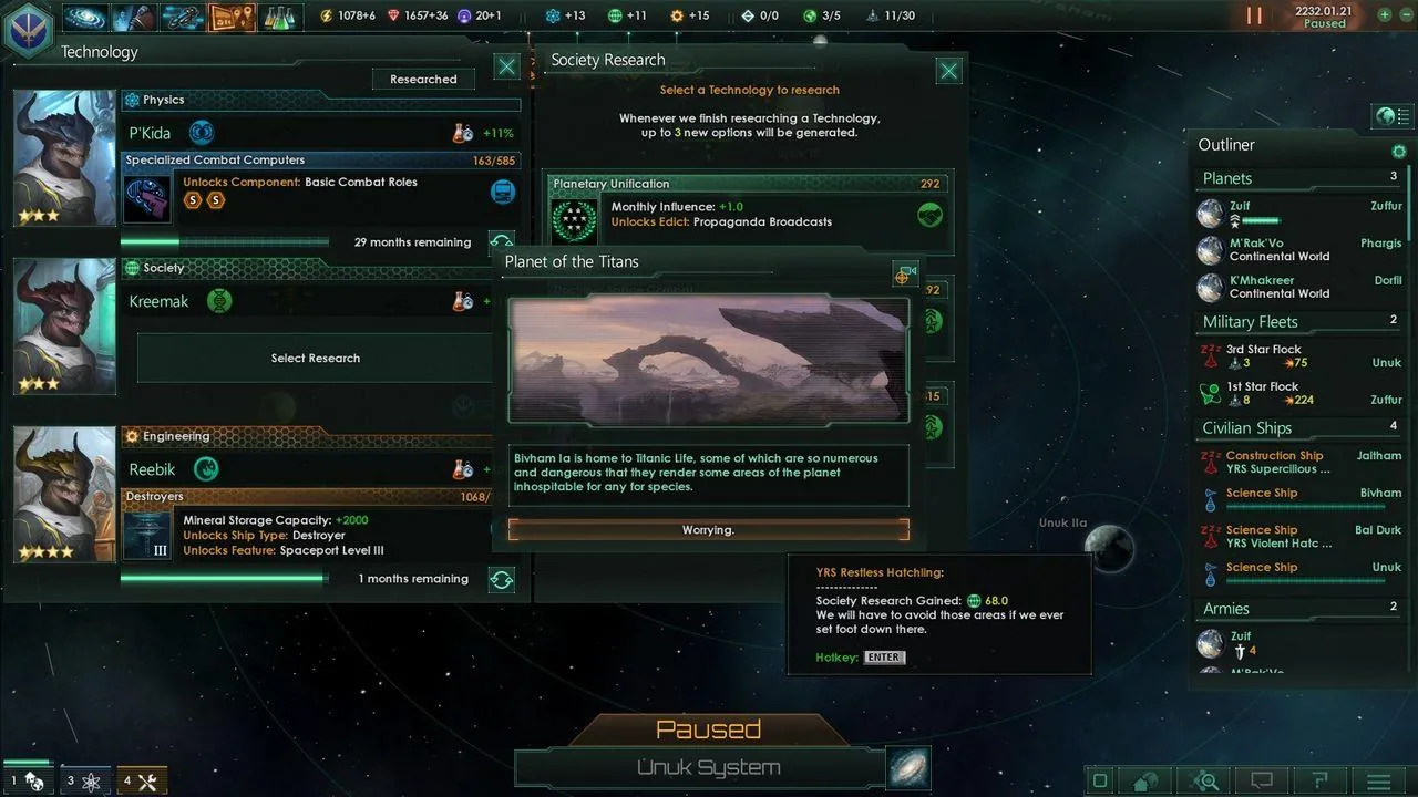 alt: A screenshot from Stellaris highlighting a space battle with a large fleet of ships.