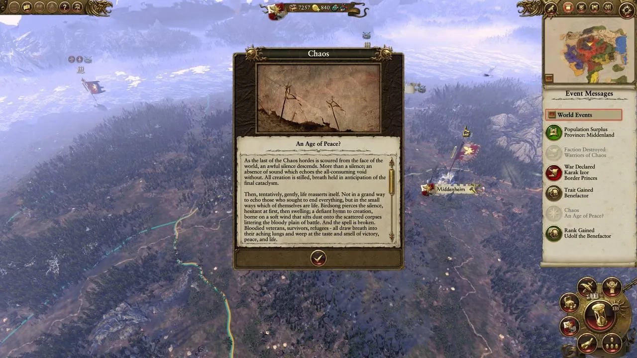 alt: A screenshot from Total War: Warhammer showcasing the diverse environments of the game.