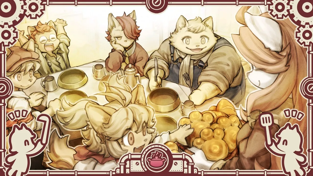 alt: A screenshot of the game Fuga: Melodies of Steel showing the children inside the tank Taranis.