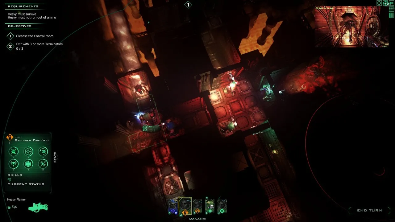 alt: A view of the Space Hulk environment in Space Hulk Ascension