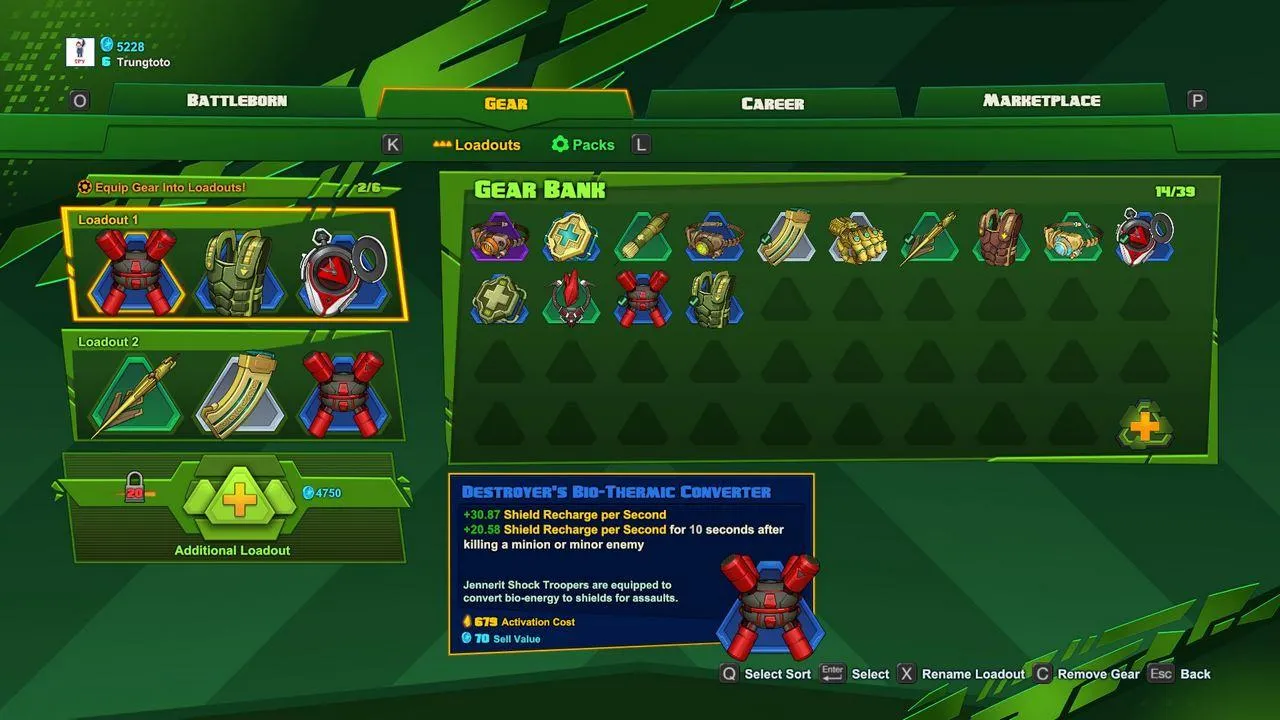 alt: Battleborn character selection screen showing the diverse roster