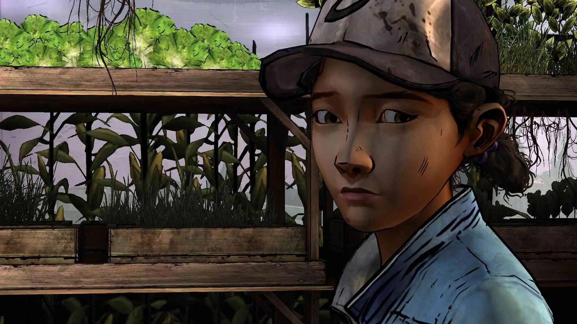 alt: Clementine with the group in The Walking Dead Season Two: Episode 3