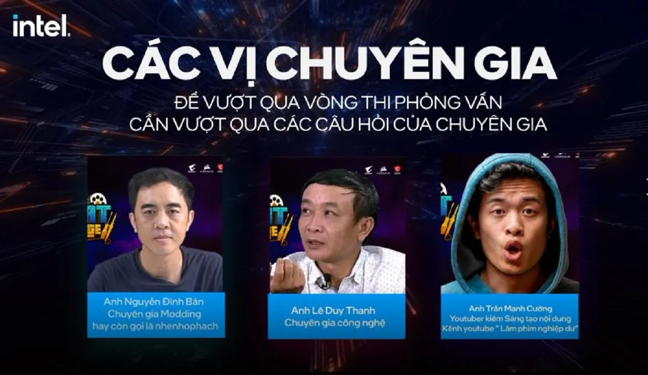 alt: Contestants participating in the interview round of Expert Challenge Season 3.