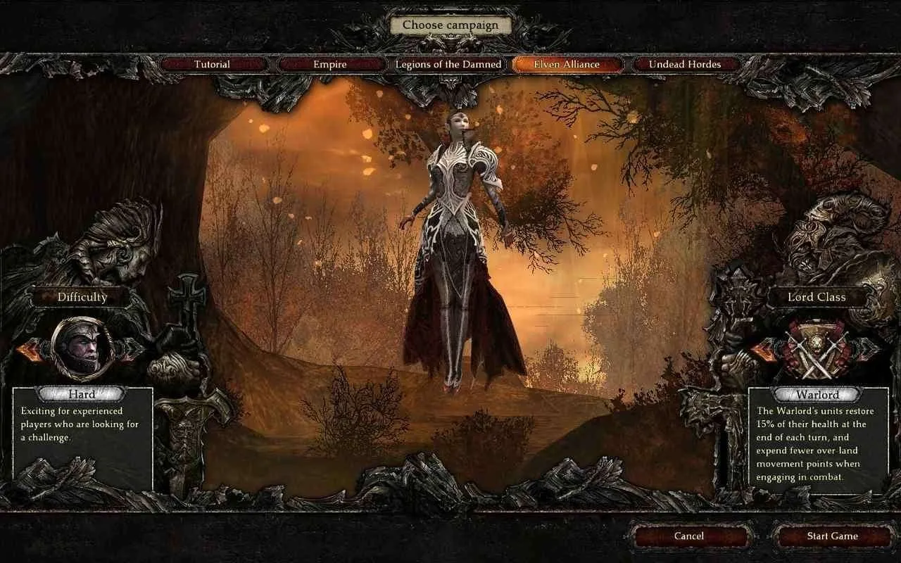 alt: Disciples III: Reincarnation gameplay screenshot showing a battle scene