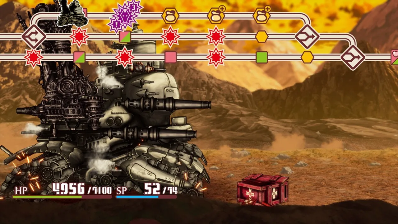 alt:  Fuga: Melodies of Steel screenshot showcasing the in-game environment.