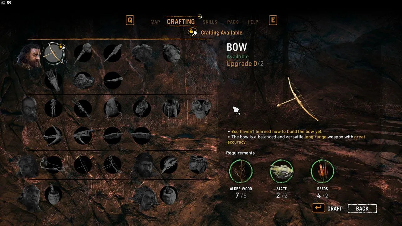 alt: Gathering resources in Far Cry Primal