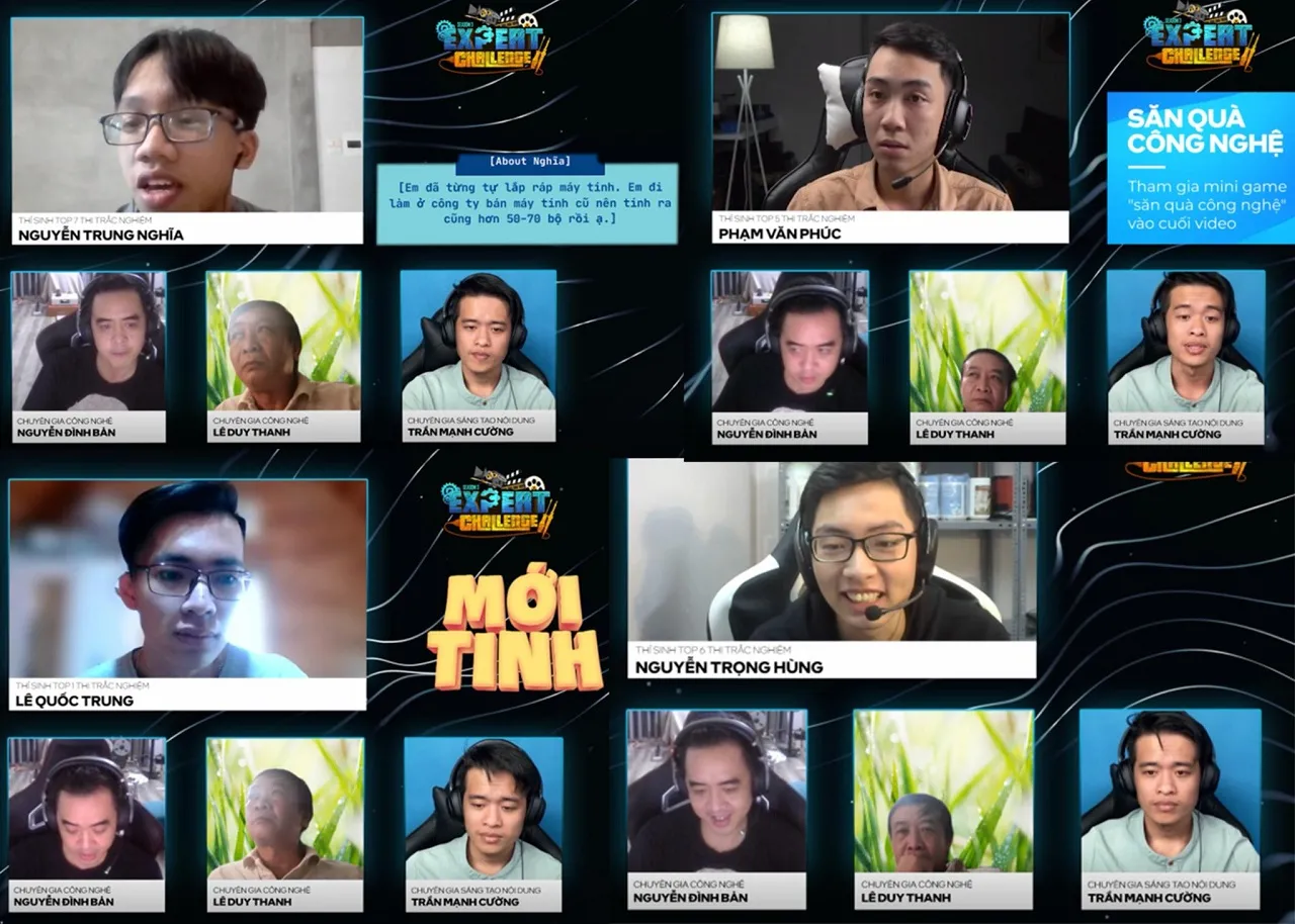 alt: Judges observing contestants during the interview stage of Expert Challenge Season 3.
