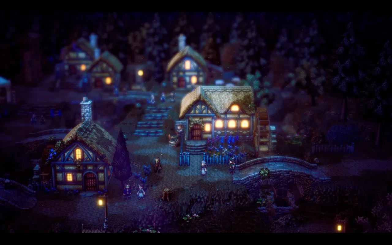 alt: Octopath Traveler II environment screenshot