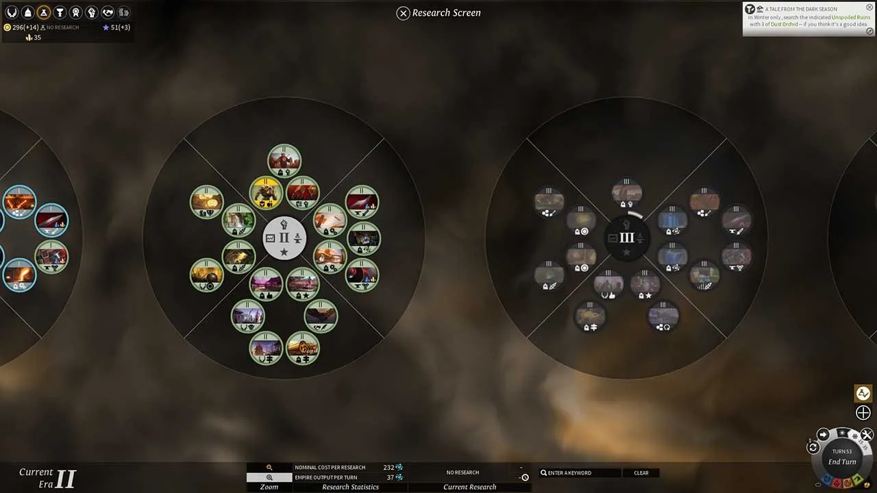 alt text:  A battle scene from Endless Legend, highlighting the tactical combat mechanics and unit positioning.
