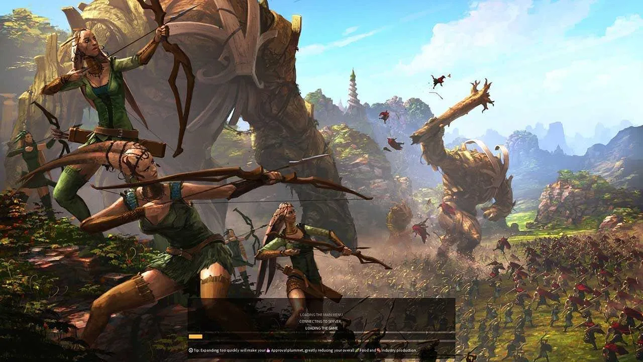 alt text: A battle scene from Endless Legend, showcasing the tactical combat system and unit variety.