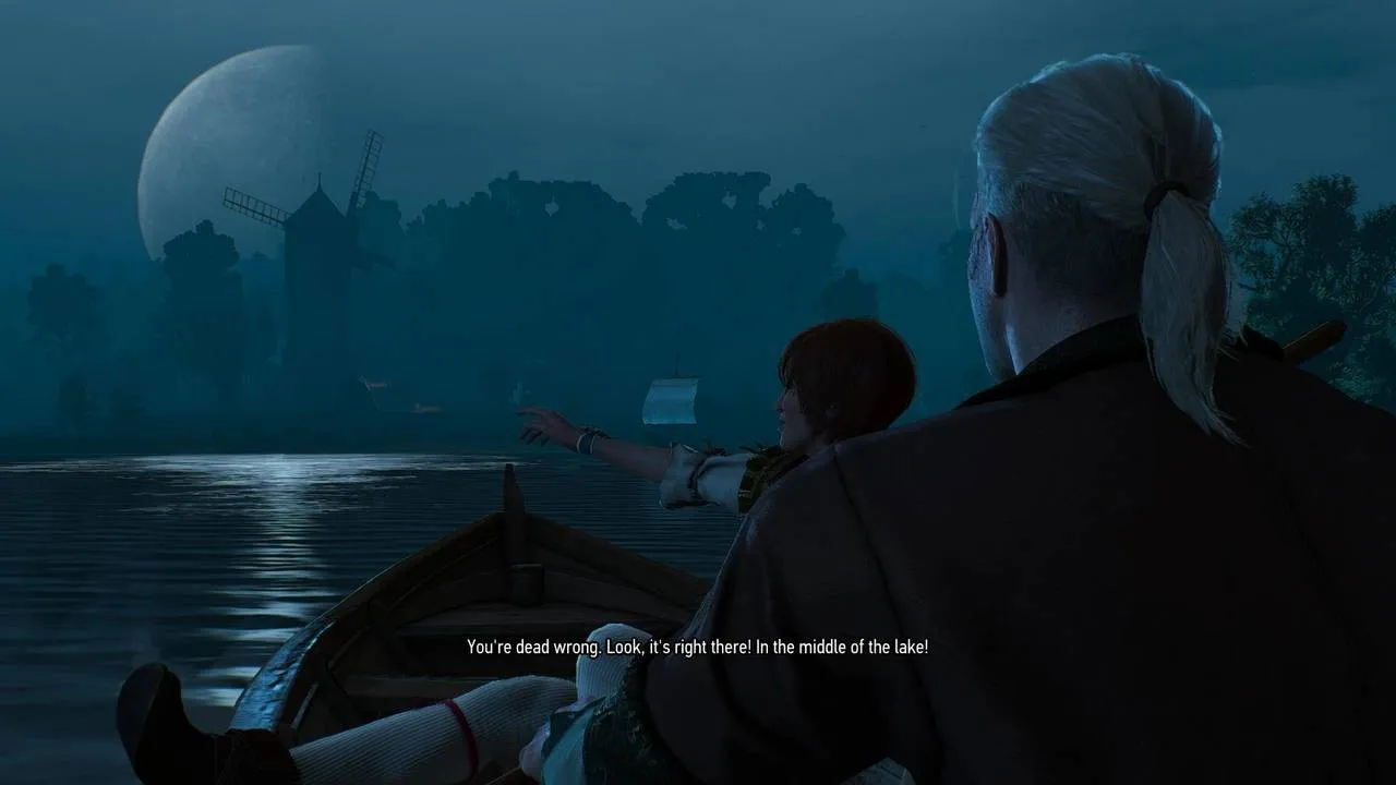 alt text: A dramatic scene from The Witcher 3: Hearts of Stone expansion