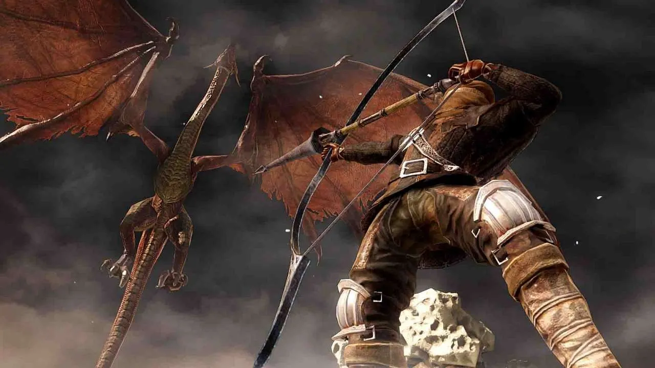 Alt text: A screenshot from Dark Souls II showing the keyboard and mouse control mapping options.