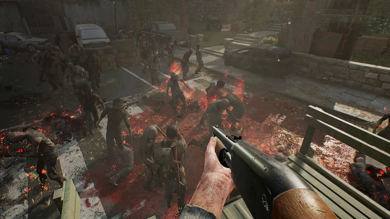 alt text: A screenshot from Overkill's The Walking Dead displaying the character upgrade menu.