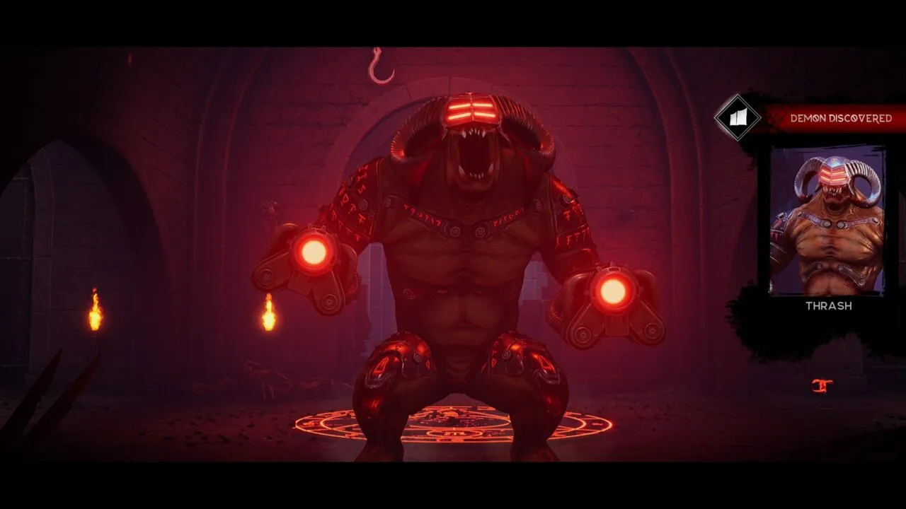 alt text: A screenshot from Scathe demonstrating the weapon and ability design.