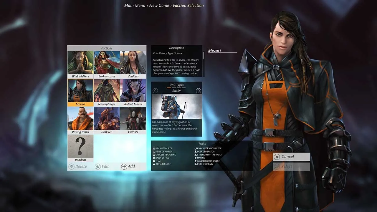 alt text: A screenshot of the diplomacy screen in Endless Legend, highlighting the interactions with other factions.
