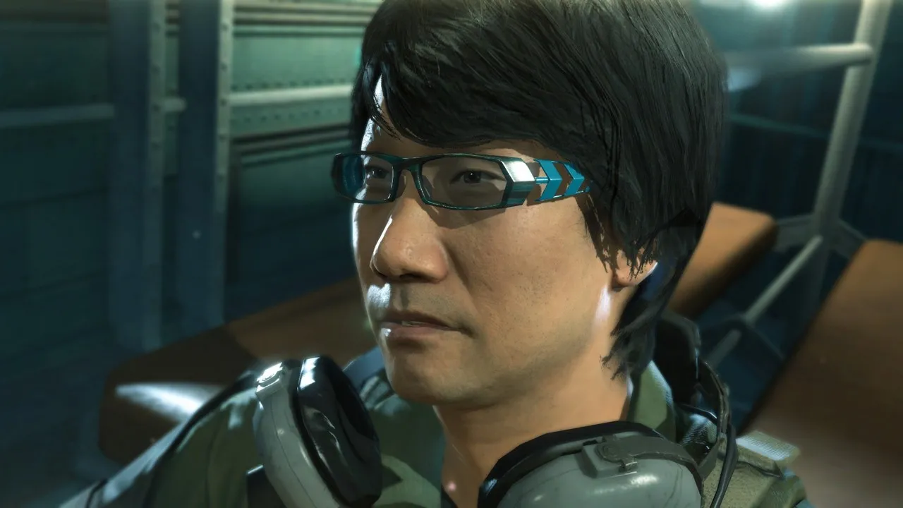 alt text: Close-up of Snake's face in Ground Zeroes.