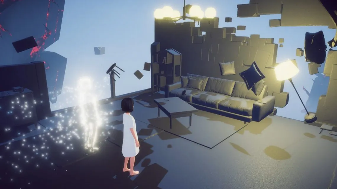 alt text depicting a puzzle scene from the game Ever Forward
