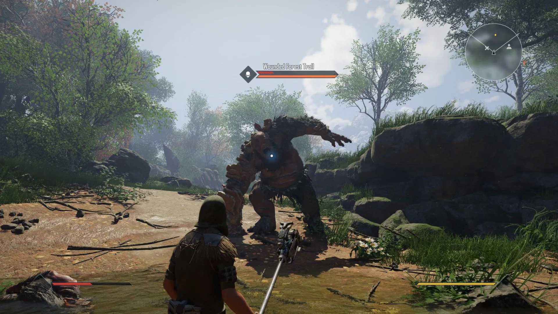 alt text depicting the character models and facial animations during a conversation