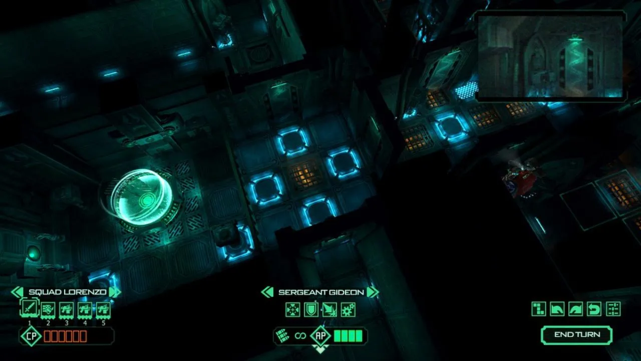 alt text depicting the Space Hulk's interior environment