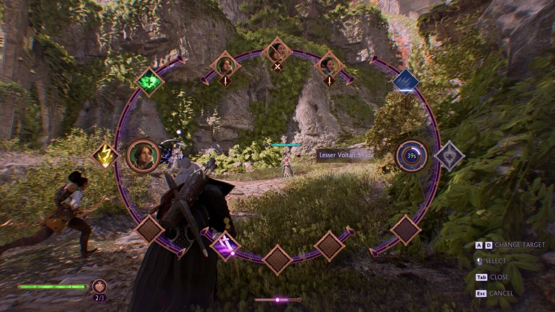 alt text describing a character screen or skill tree showcasing the different specializations and customization options
