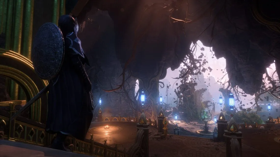 alt text describing a combat scene showcasing the fluid movements and impactful abilities in Dragon Age: The Veilguard