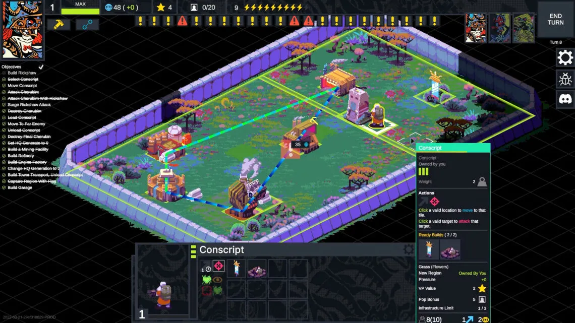 alt text describing image: Cantata showcasing unit movement and tactical combat
