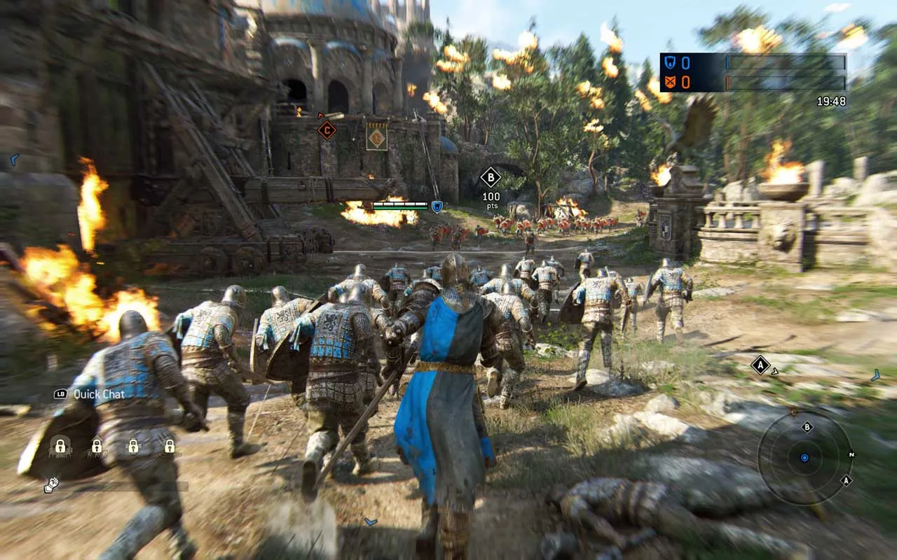 alt text describing image, including keywords like for honor characters, viking, samurai, knight