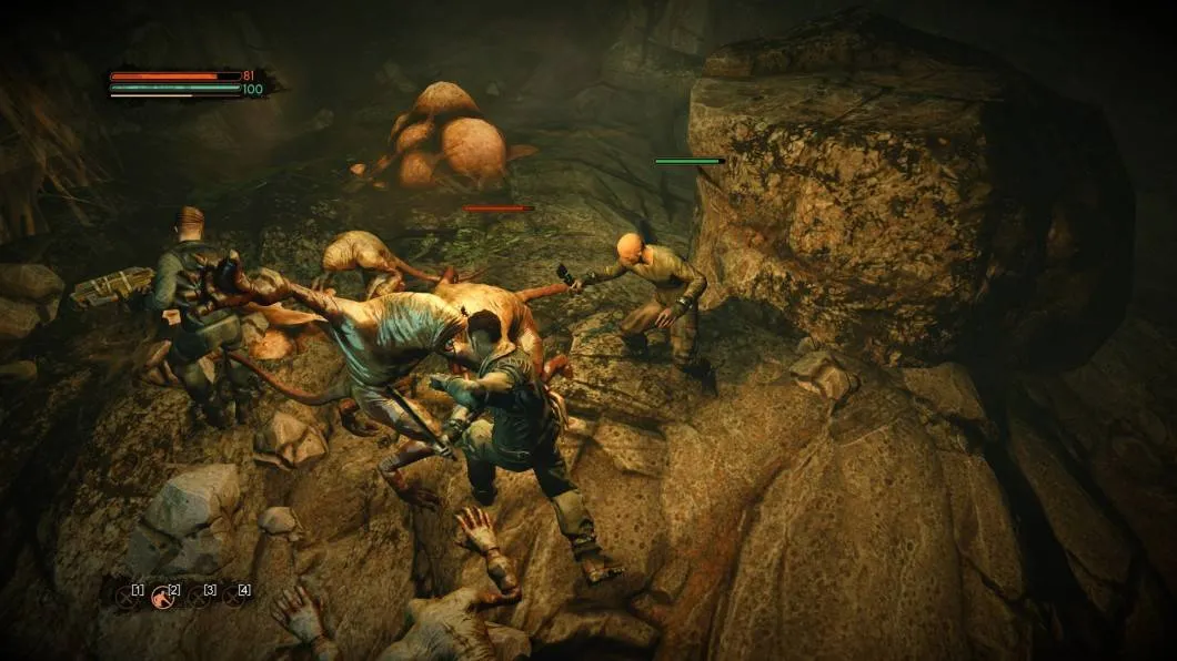 alt text describing image - Mars: War Logs in-game environment