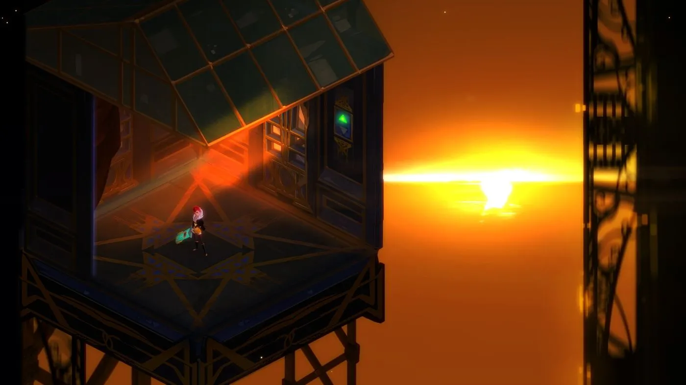 alt text describing image of combat in Transistor showing the Turn() mechanic