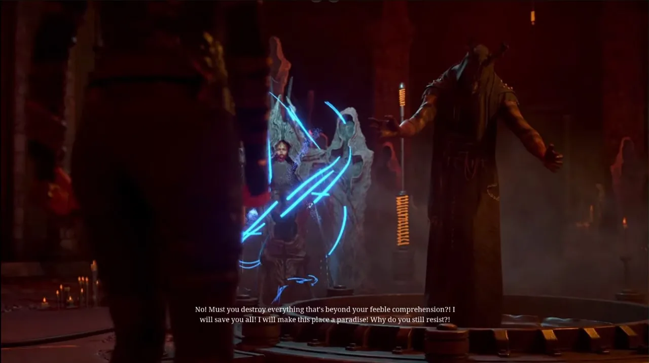 alt text describing image of Dorothea aiming her slingshot