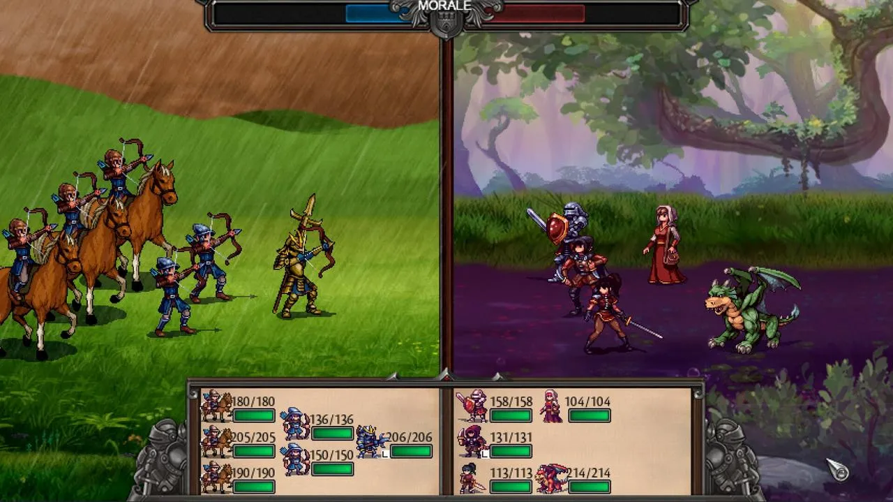 alt text describing image of gameplay showing combat scene