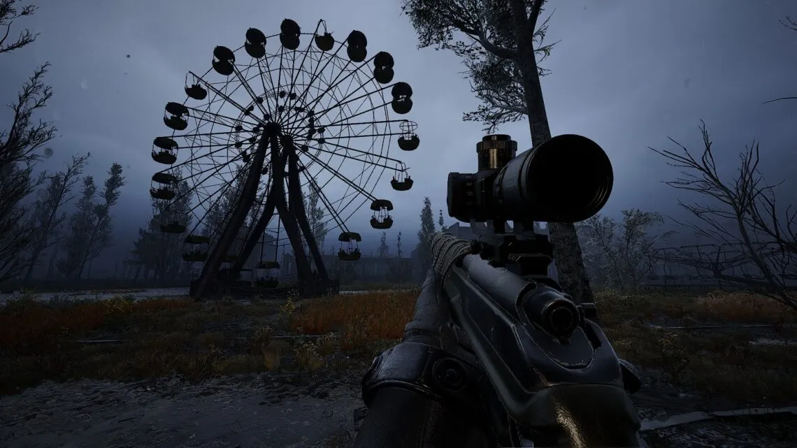 alt text describing the graphic quality. Keywords: S.T.A.L.K.E.R. 2, graphics, environment detail, realism, Chernobyl