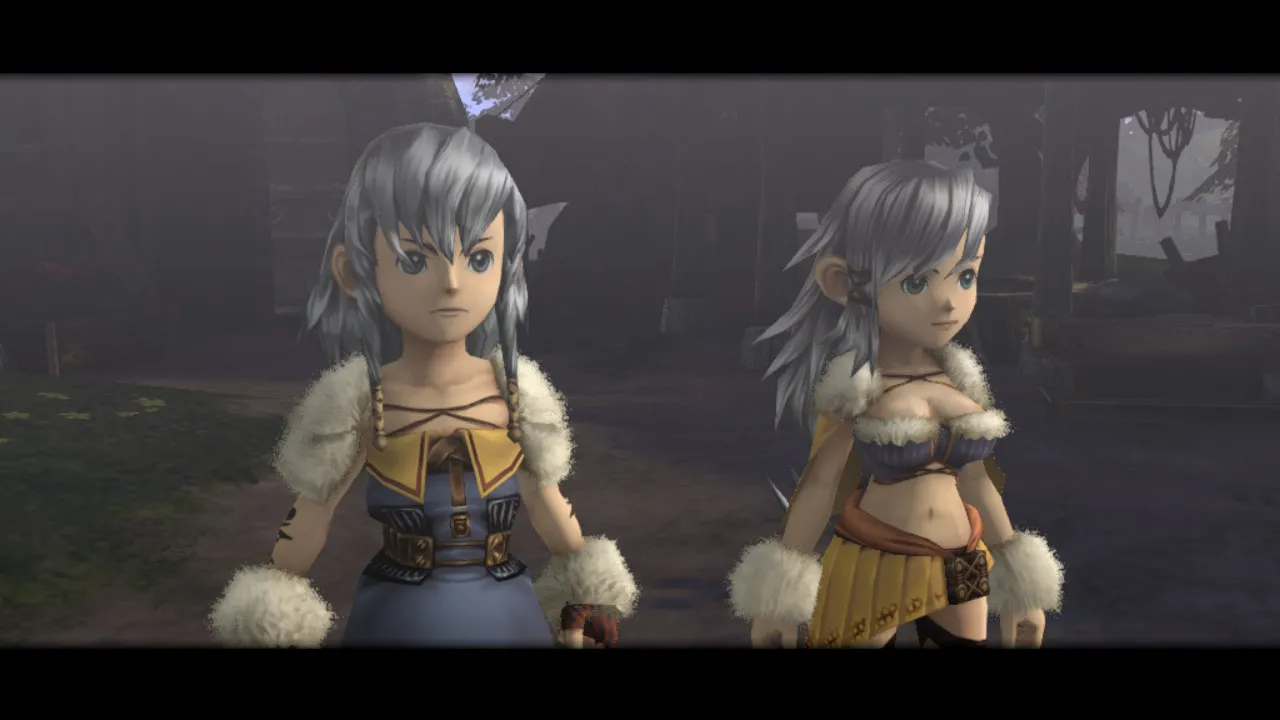 alt text describing the image- Final Fantasy Crystal Chronicles Remastered gameplay showing the main character in combat