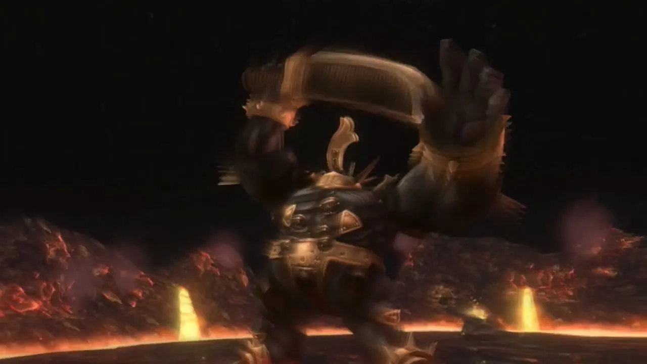 alt text describing the image- Final Fantasy Crystal Chronicles Remastered in-game screenshot displaying the combat interface