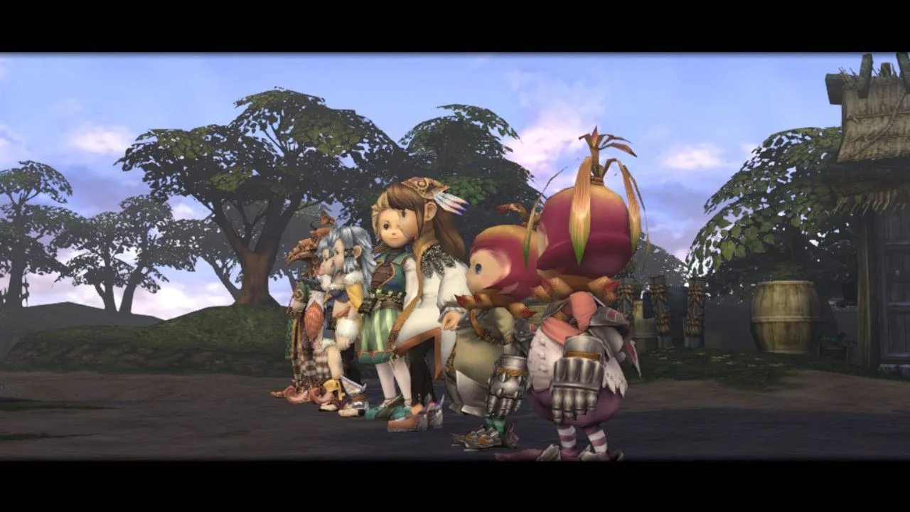 alt text describing the image- Screenshot of Final Fantasy Crystal Chronicles Remastered gameplay displaying the magicite system