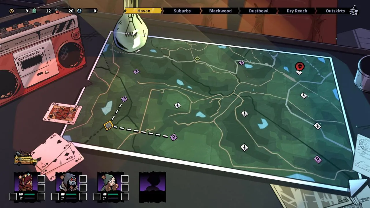 alt text describing the map and gameplay interface